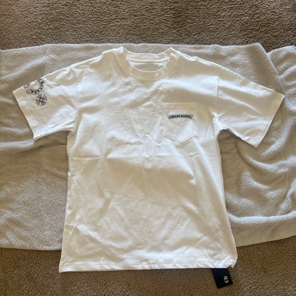 Chrome Hearts White Short Sleeve Tee M